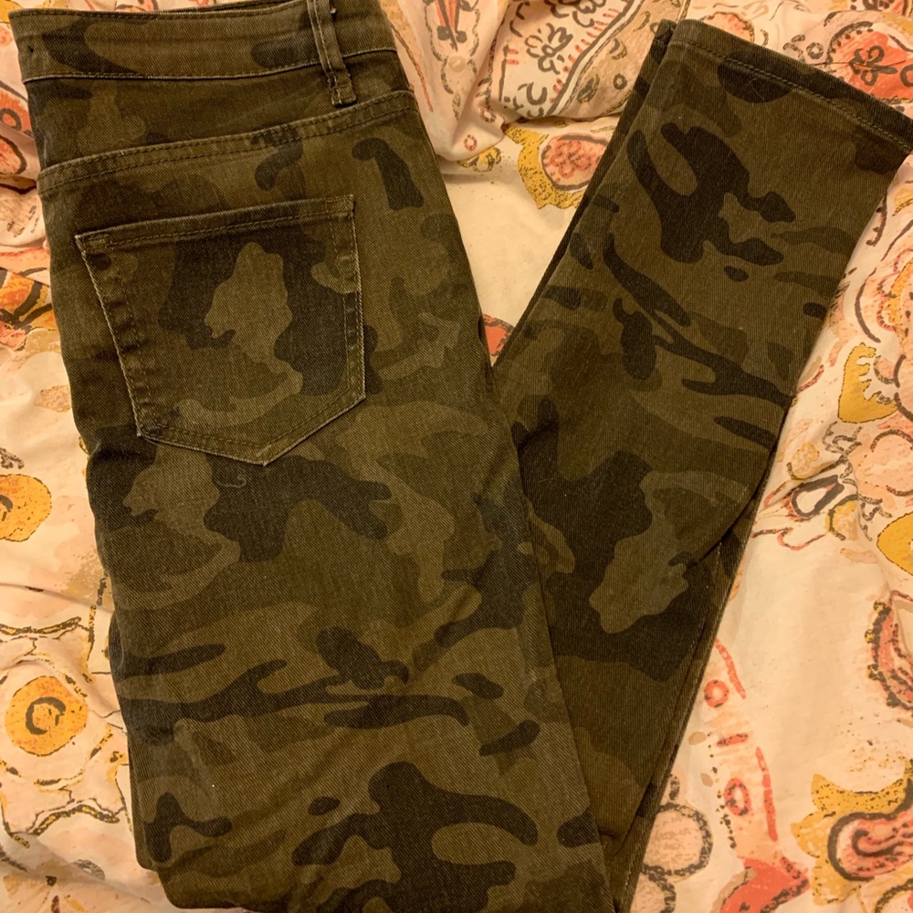 Army high waist skinny jeans